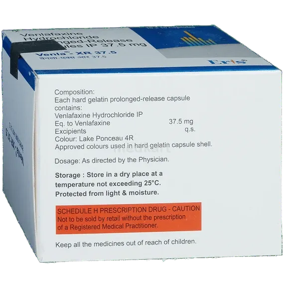 venla xr 37.5mg tablet 10's